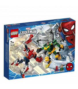 LEGO® Super Heroes 76198 Spider-Man & Doctor Octopus Mech Battle, Age 7+, Building Blocks, 2021 (305pcs)