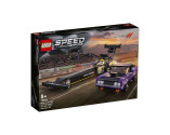 LEGO® Speed Champions 76904 Mopar Dodge//SRT Top Fuel Dragster and 1970 Dodge Challenger T/A, Age 8+, Building Blocks (627pcs)
