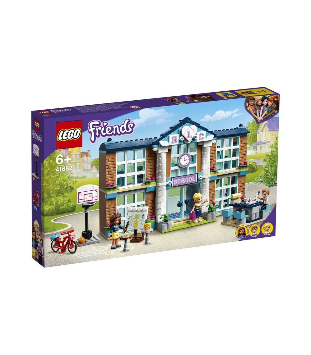 tema I tide Eksisterer LEGO® FRIENDS 41682 HEARTLAKE CITY SCHOOL, AGE 6+, BUILDING BLOCKS, 2021  (605PCS)