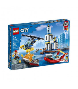 LEGO® City 60308 Seaside Police and Fire Mission, Age 5+, Building Blocks, 2021 (297pcs)