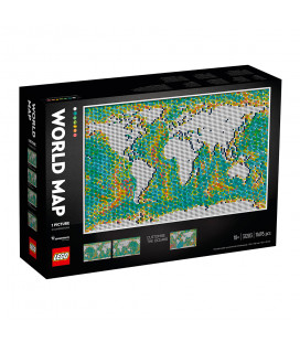 LEGO® ART 31203 World Map, Age 18+, Building Blocks, 2021 (11695pcs)