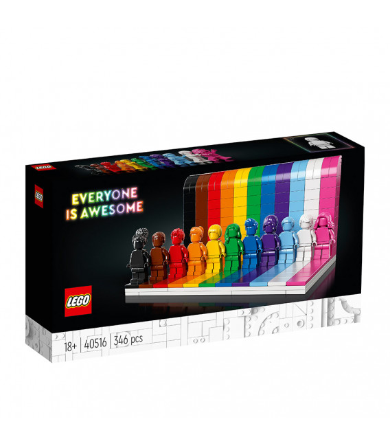 LEGO® LEL Iconic 40516 Everyone Is Awesome, Age 18+, Building Blocks, 2021 (346pcs)