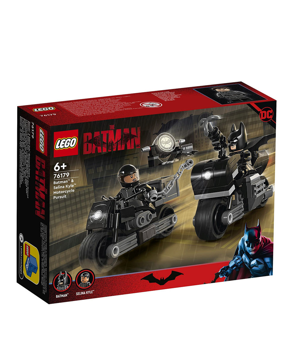 LEGO® SUPER HEROES 76179 BATMAN™ & SELINA KYLE™ MOTORCYCLE PURSUI, AGE 6+,  BUILDING BLOCKS, 2022 (149PCS)