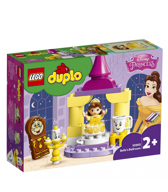 LEGO® DUPLO 10960 Belle's Ballroom, Age 2+, Building Blocks, 2022 (23pcs)