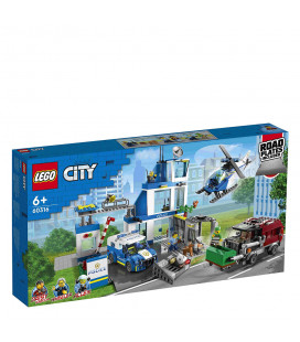 LEGO® City 60316 Police Station, Age 6+, Building Blocks, 2022 (668pcs)