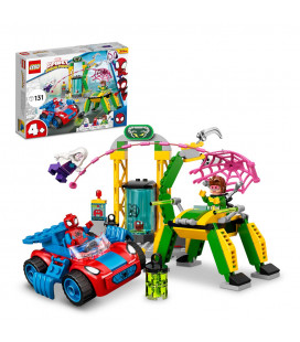 LEGO® Spidey 10783 Spider-Man at Doc Ock's Lab, Age 4+, Building Blocks, 2022 (131pcs)