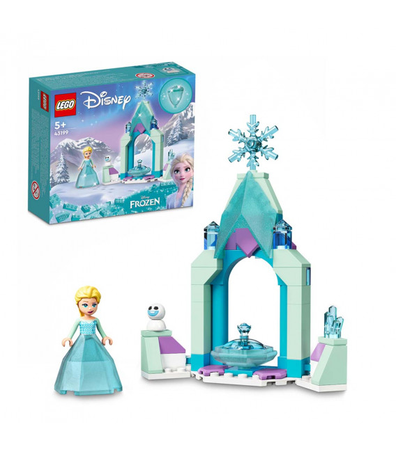 LEGO® Disney Princess 43199 Elsa's Castle Courtyard, Age 5+, Building Blocks, 2022 (53pcs)