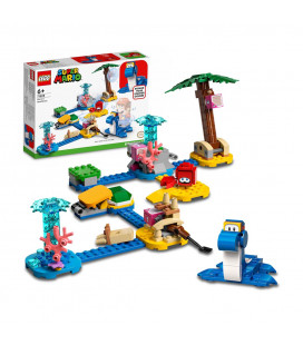 LEGO® Super Mario 71398 Dorrie's Beachfront Expansion Set, Age 6+, Building Blocks, 2022 (229pcs)