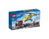 LEGO® City 60343 Rescue Helicopter Transport, Age 5+, Building Blocks, 2022 (215pcs)