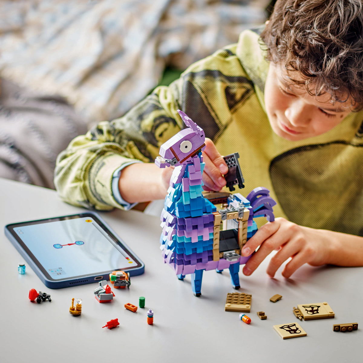 LEGO D2C Fortnite 77071 Supply Llama lifestyle