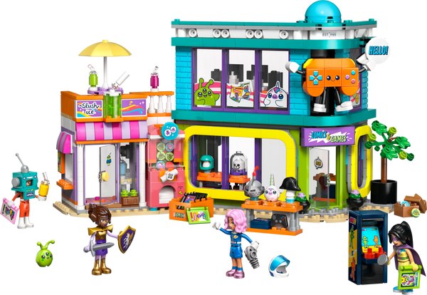 LEGO D2C Friends 42674 Comic Book and Game Shop product