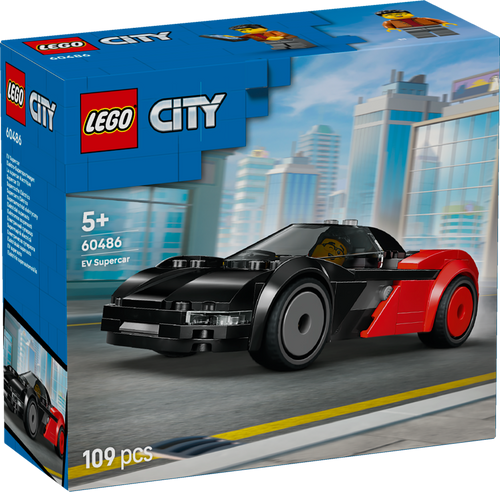 LEGO City 60486 EV Supercar box