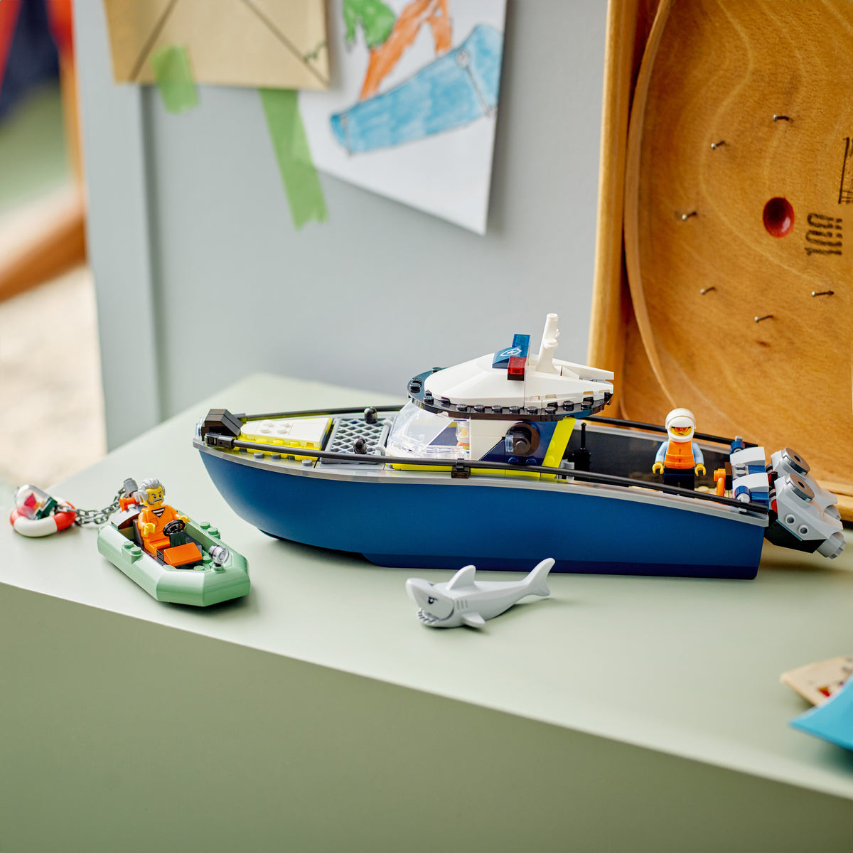 LEGO City 60456 Police Boat Chase lifestyle