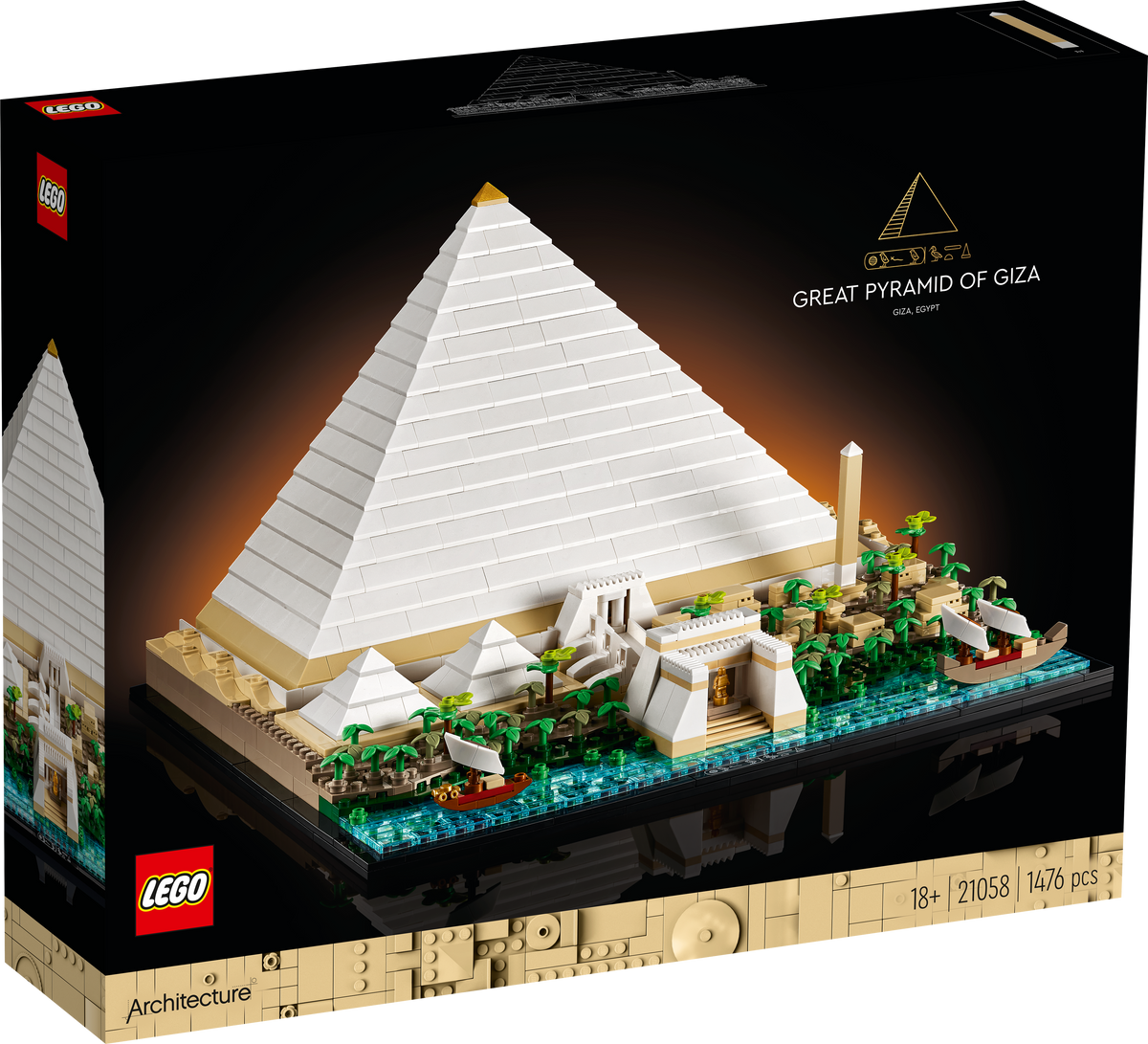 LEGO Architecture 21058 The Great Pyramids of Giza box