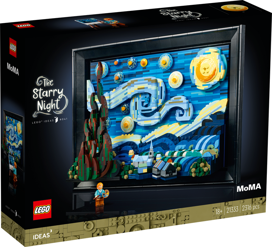 LEGO D2C Ideas 21333 Van Gogh Starry Night box