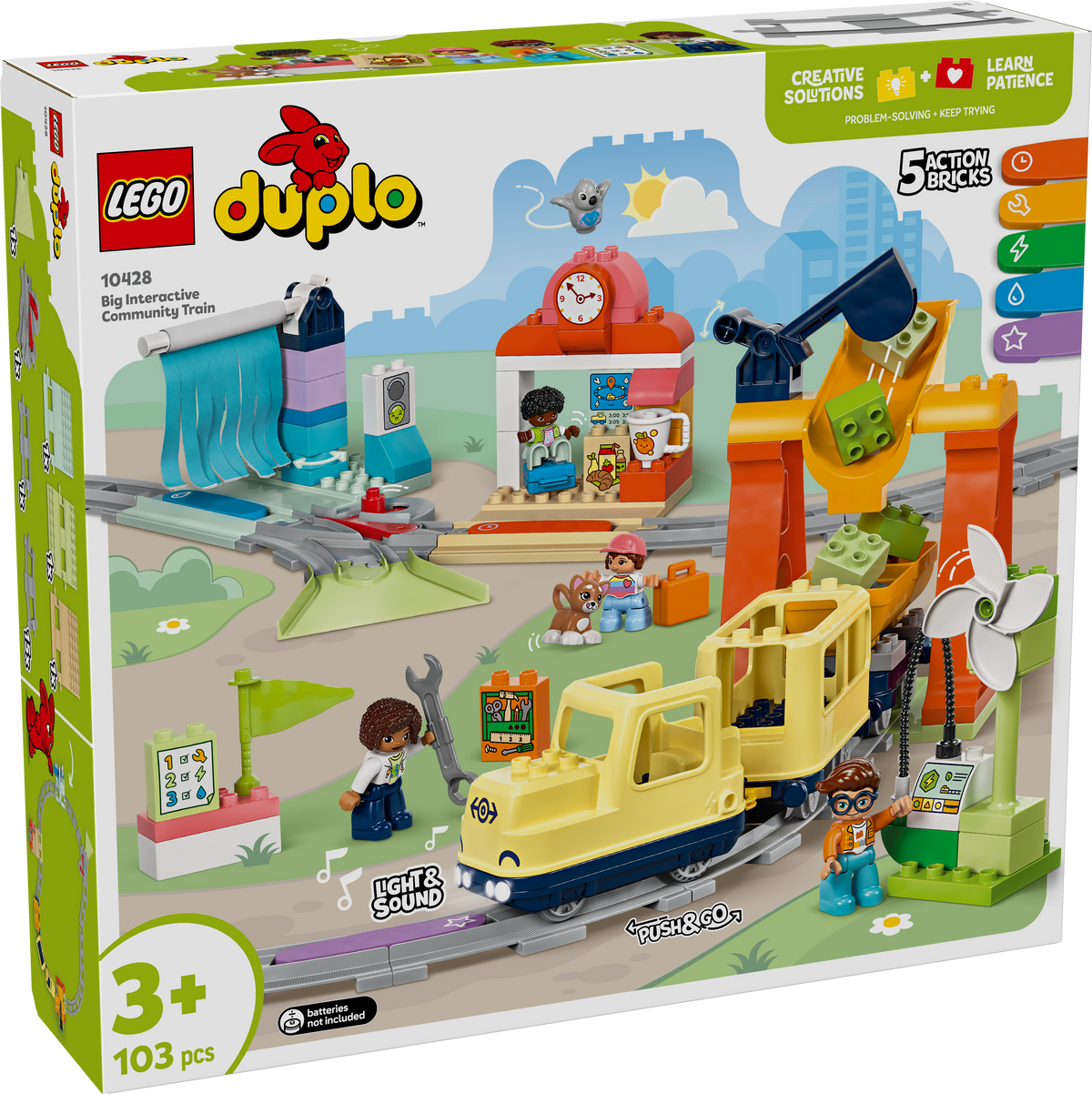 LEGO DUPLO 10428 Big Interactive Community Train box