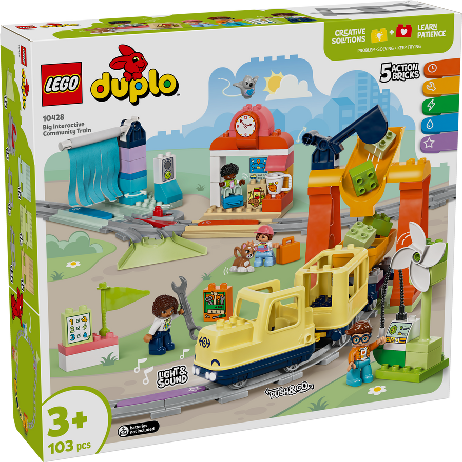 LEGO DUPLO 10428 Big Interactive Community Train box