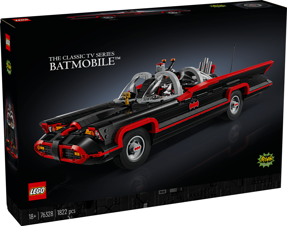 LEGO Super Heroes DC 76328 Batman: The Classic TV Series Batmobile box