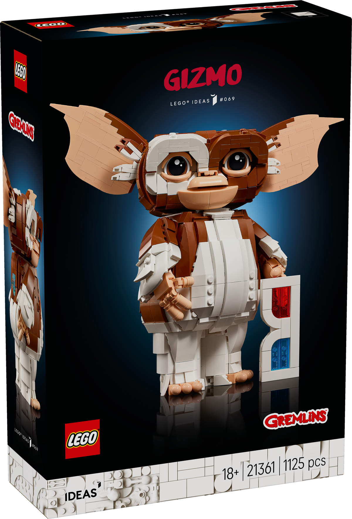 LEGO Ideas 21361 Gremlins: Gizmo Posable Figure box