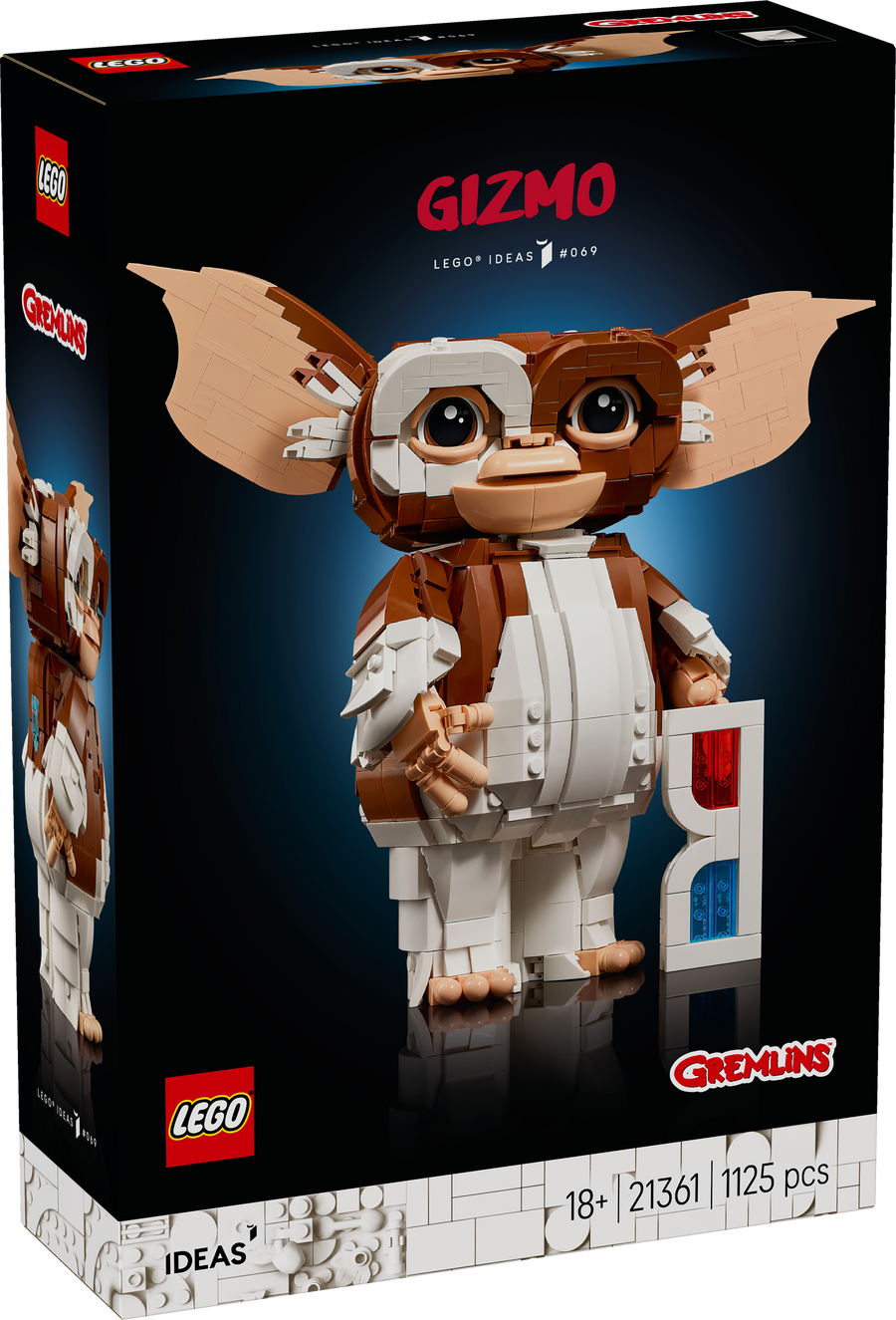 LEGO Ideas 21361 Gremlins: Gizmo Posable Figure box