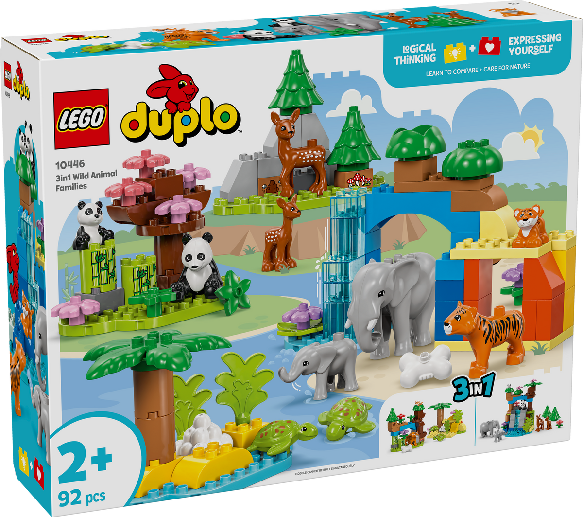 LEGO DUPLO 10446 3in1 Wild Animal Families box