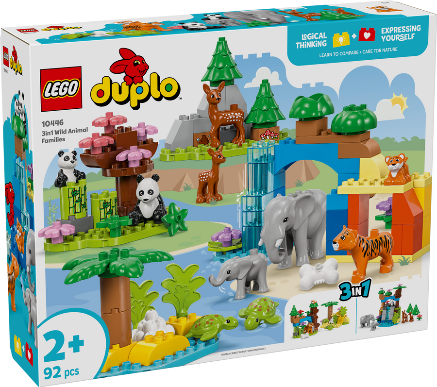 LEGO DUPLO 10446 3in1 Wild Animal Families box