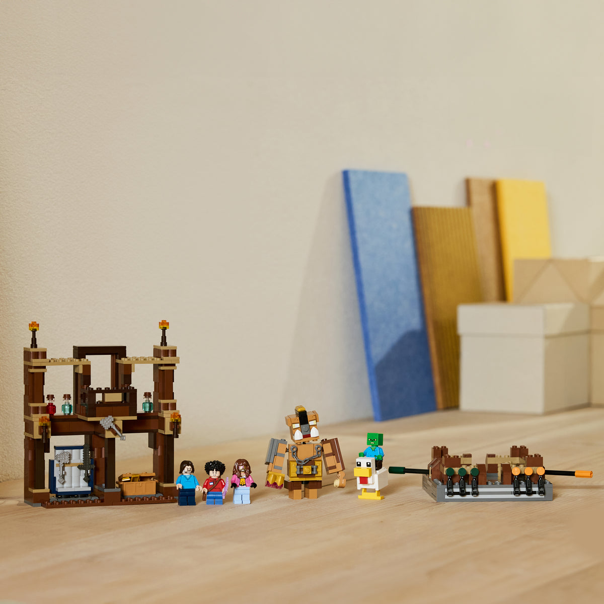 LEGO Minecraft 21272 Woodland Mansion Fighting Ring lifestyle