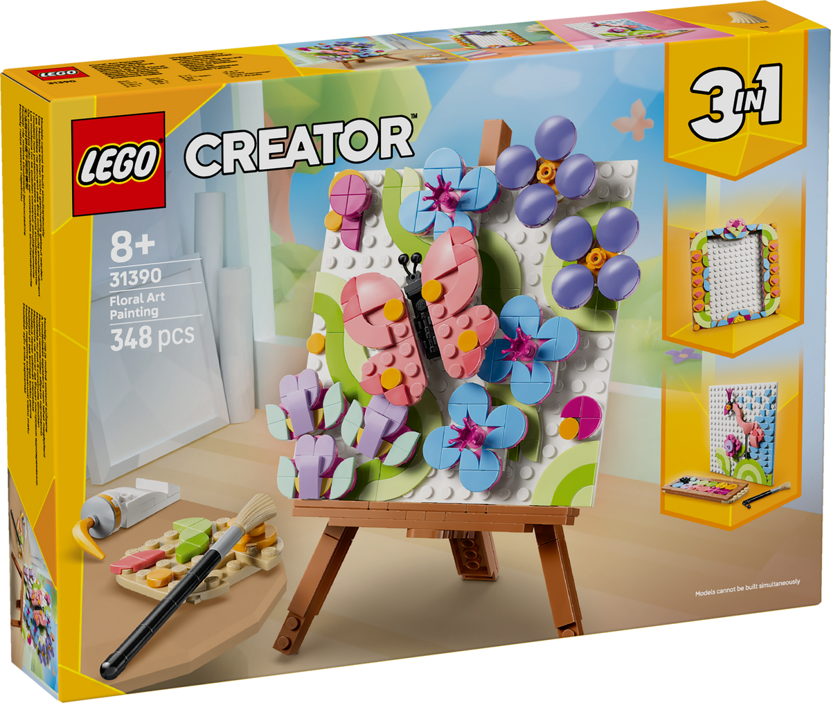 LEGO Creator 3 in 1 31390 Floral Art Decor Painting box