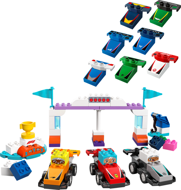 LEGO DUPLO 10445 F1®️ Team Race Cars & Drivers