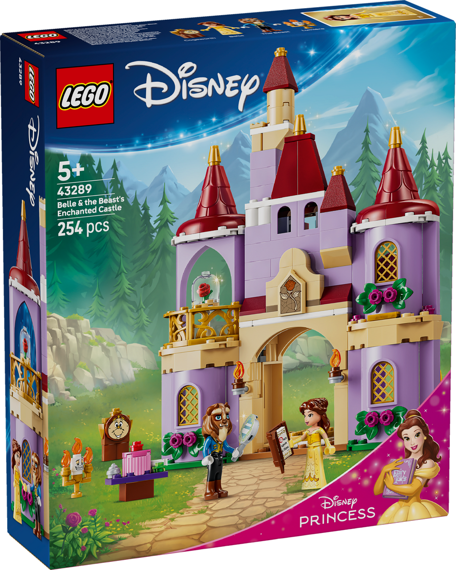 LEGO Disney Princess 43289 Belle & the Beast's Enchanted Castle box