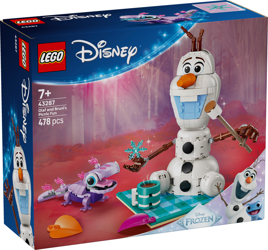 LEGO Disney Princess 43287 Olaf and Bruni's Picnic Fun box