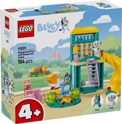 LEGO Bluey 11201 Playground Fun with Bluey and Chloe box