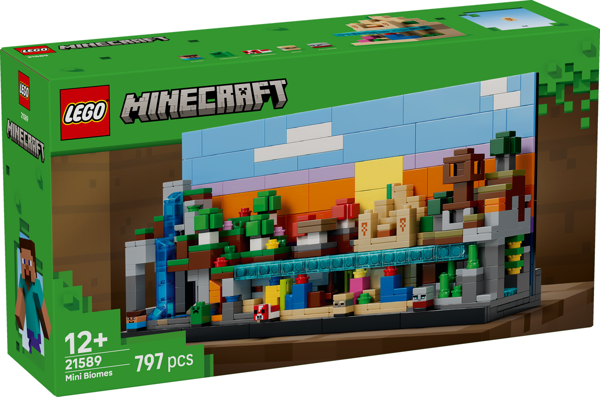 LEGO Minecraft 21589 Mini Biomes box