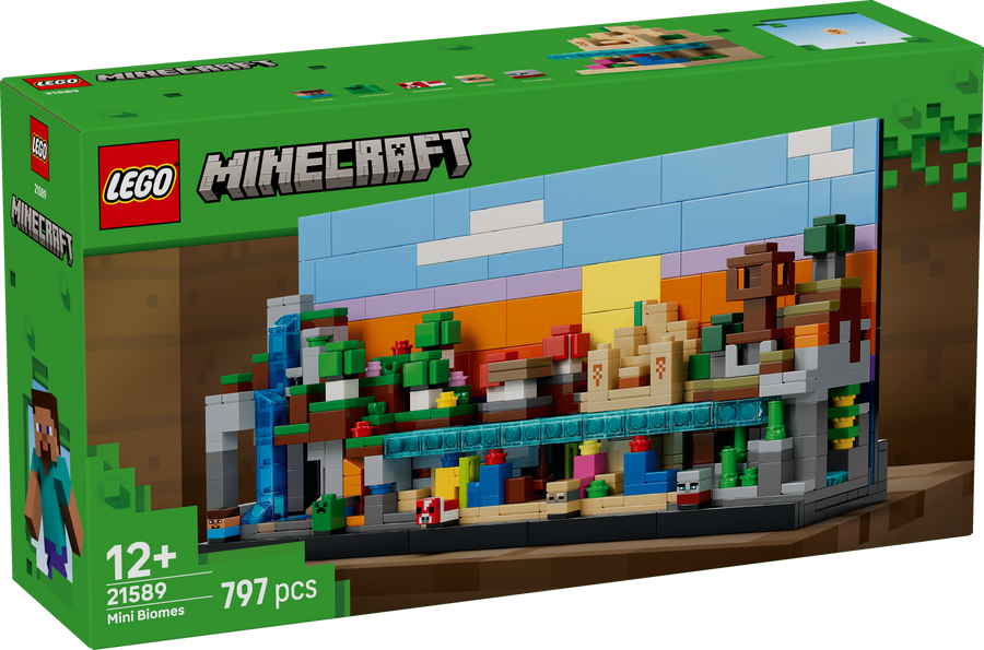 LEGO Minecraft 21589 Mini Biomes box