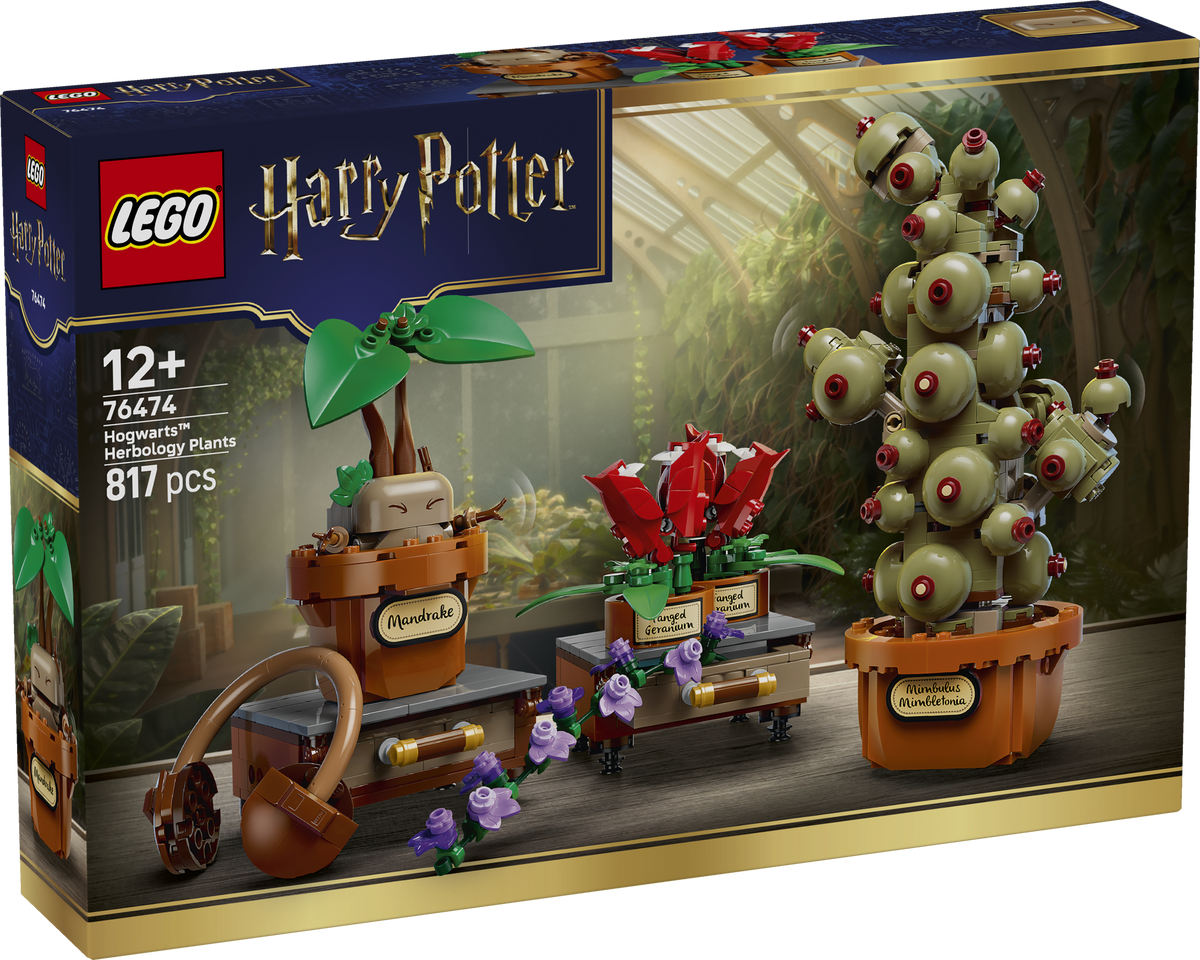 LEGO Harry Potter 76474 Hogwarts Herbology Plants box