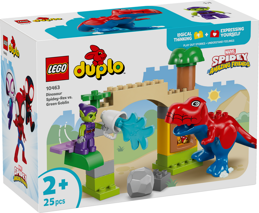 LEGO DUPLO Disney TM 10463 Dinosaur Spidey-Rex vs. Green Goblin box