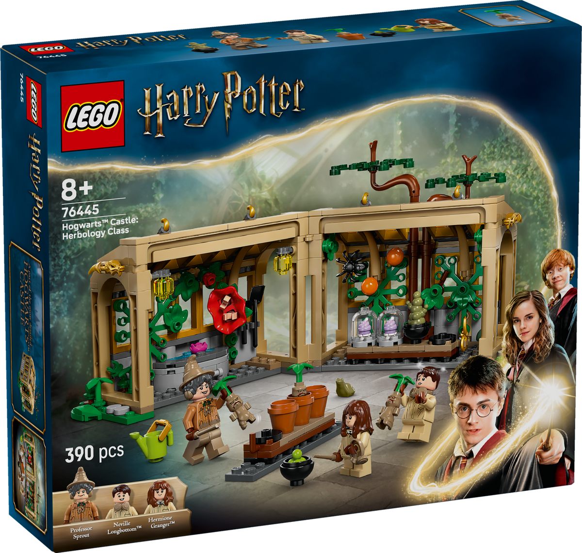 LEGO Harry Potter 76445 Hogwarts Castle: Herbology Class box