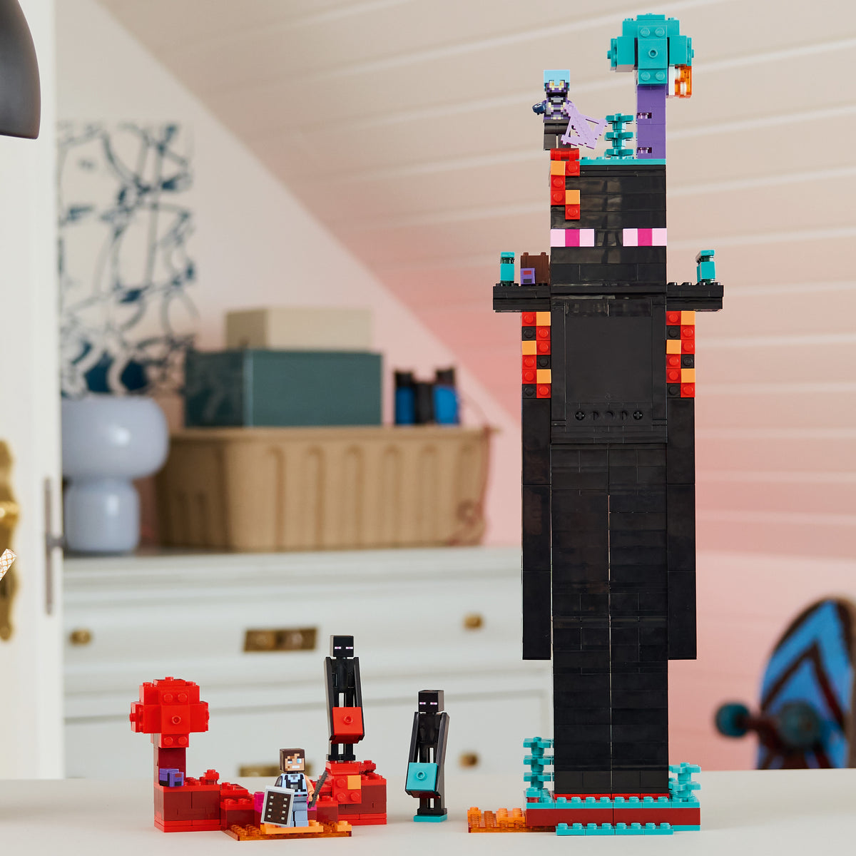 LEGO Minecraft 21279 The Enderman Tower lifestyle