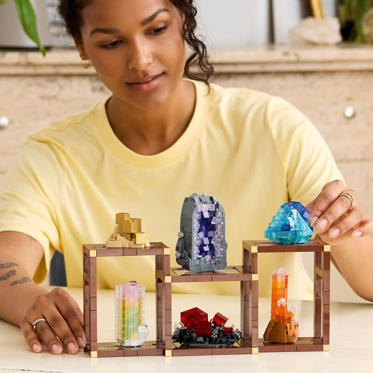LEGO Ideas 21362 Mineral Collection lifestyle