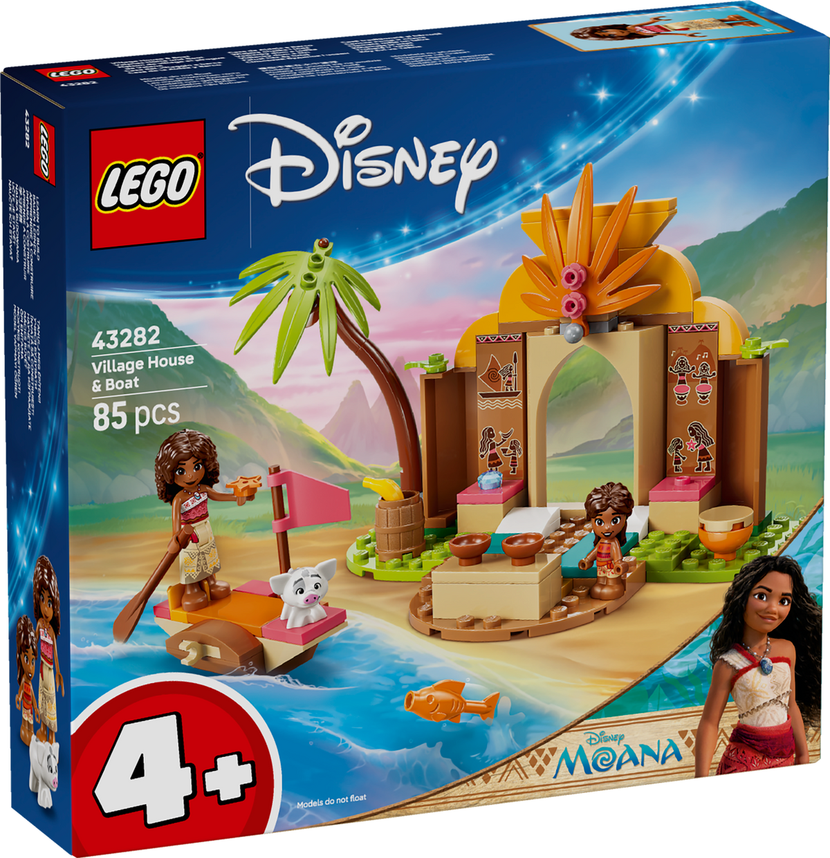 LEGO Disney Princess 43282 Village House & Boat box