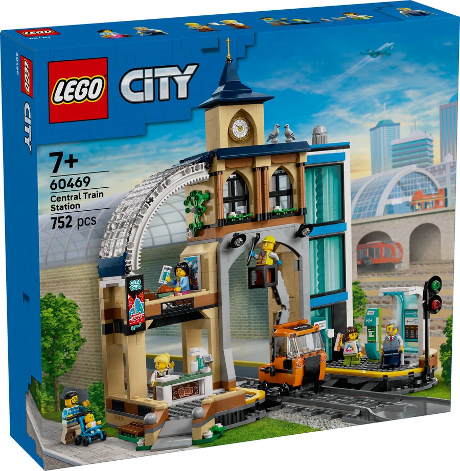 LEGO City 60469 Central Train Station box
