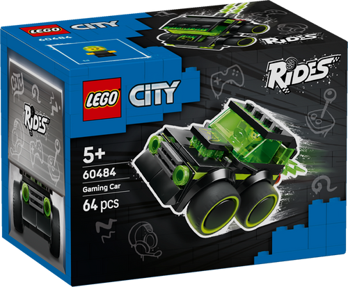 LEGO City 60484 Rides – Gaming Race Car box