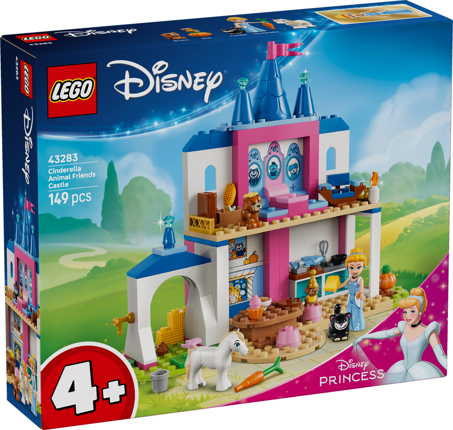 LEGO Disney Princess 43283 Cinderella Animal Friends Castle box