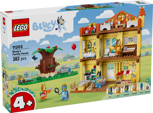LEGO Bluey 11203 Bluey's Family House box