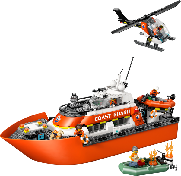 LEGO City 60504 Coast Guard Rescue Boat & Helicopter product