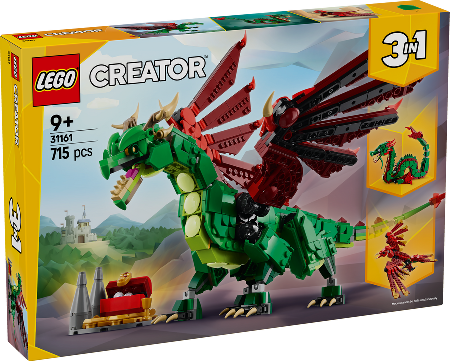 LEGO Creator 3 in 1 31161 Medieval Dragon box
