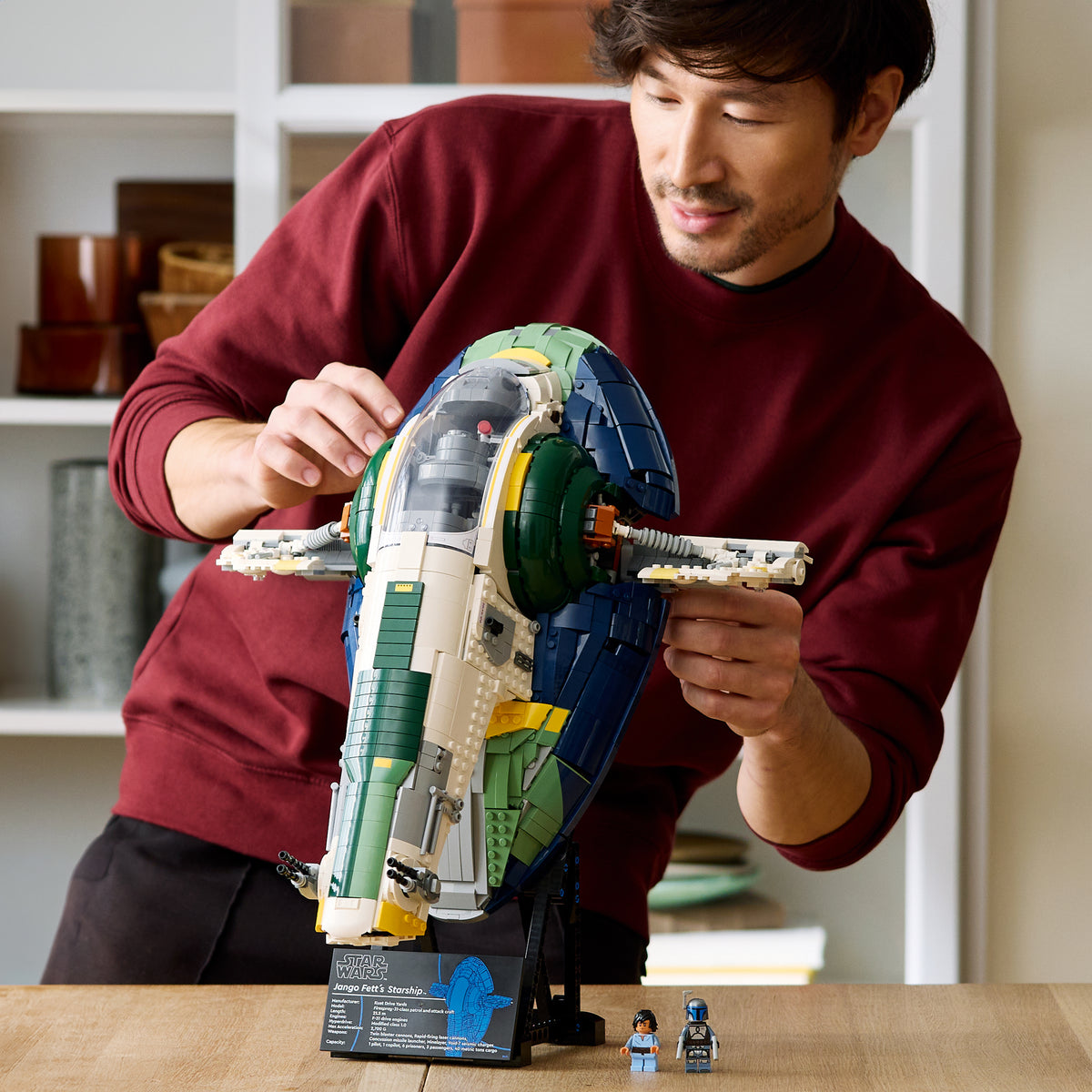LEGO D2C Star Wars 75409 UCS Jango Fett's Starship lifestyle