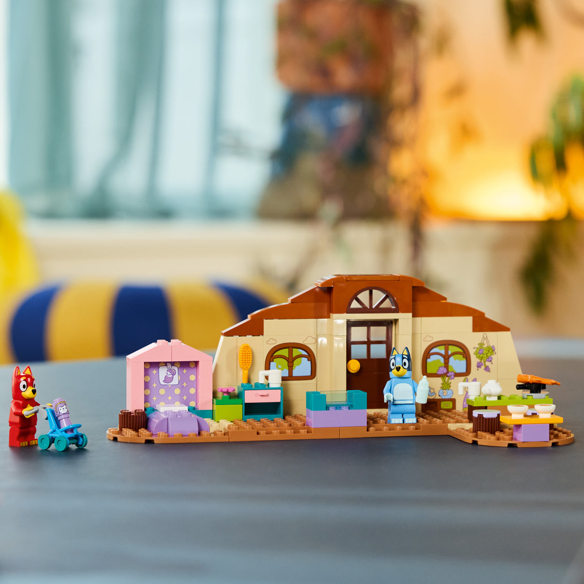LEGO Bluey 11221 School with Rusty and Bluey lifestyle