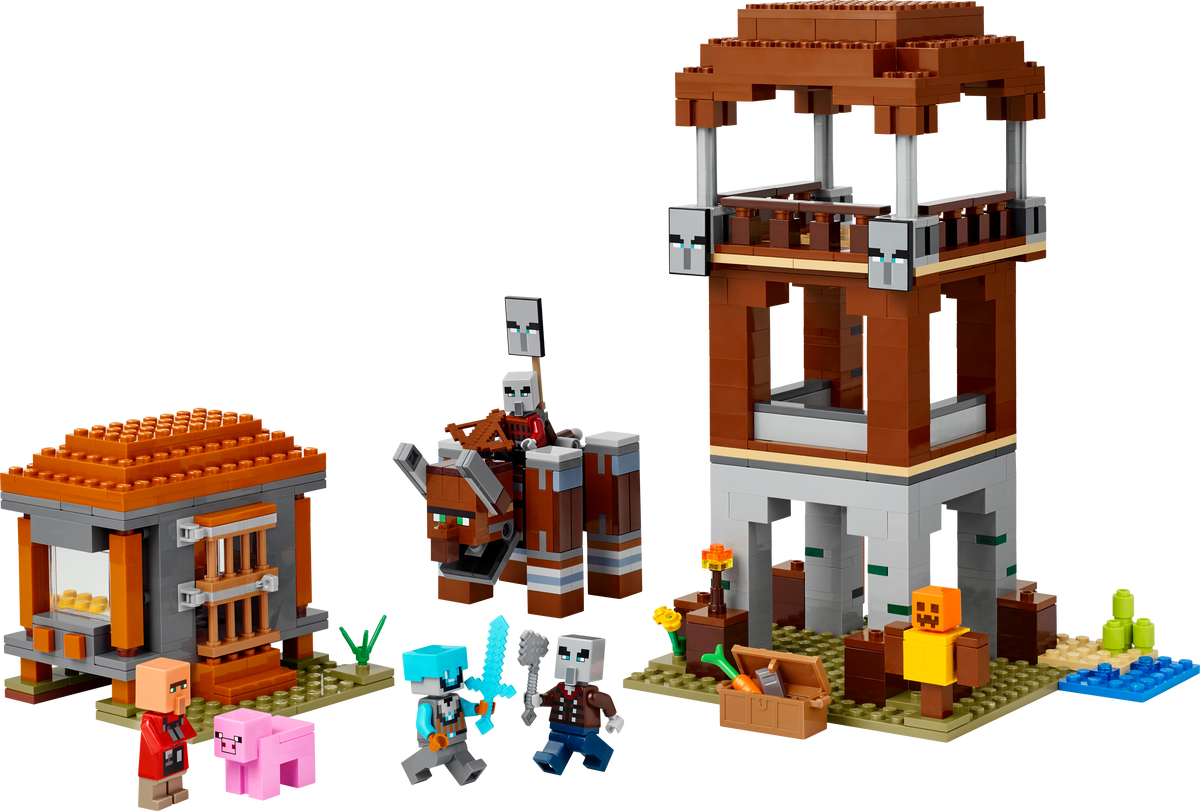 LEGO Minecraft 21278 The Pillager Outpost and Ravager product