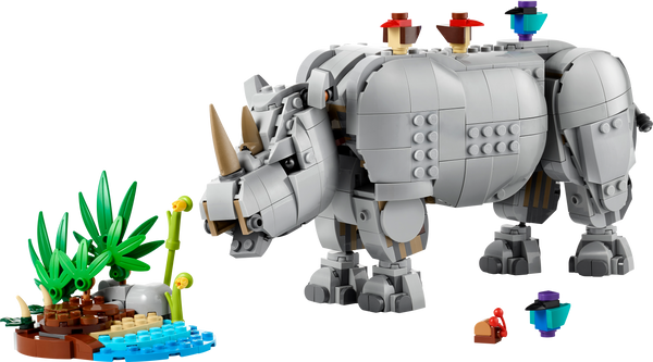 LEGO Creator3 in 1 31171 Wild Animals: Majestic Rhino with Birds product